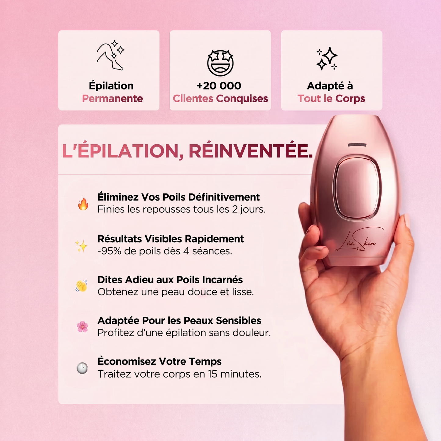 Léa Skin IPL Pulse + Kit offert lea-skin.com