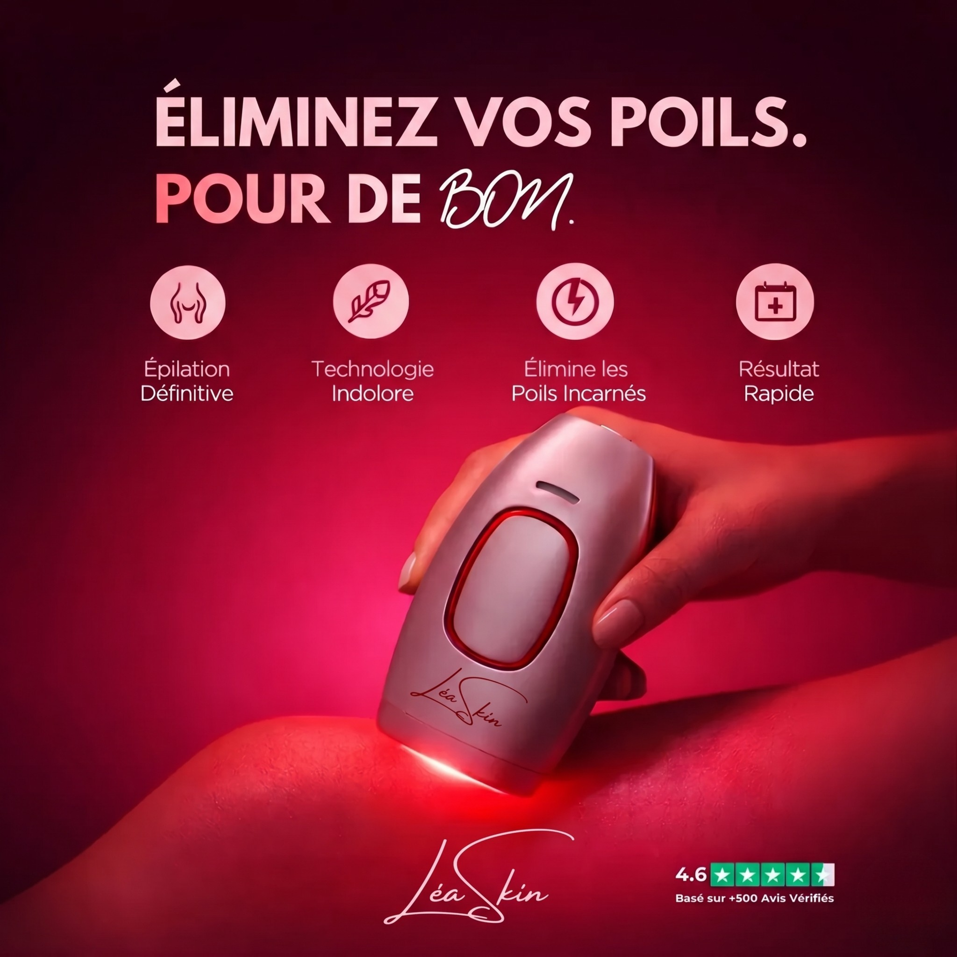 Léa Skin IPL Pulse + Kit offert lea-skin.com